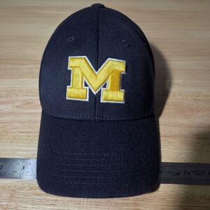 University of Michigan Wolverines Navy Hat U of M One Size Fits Most